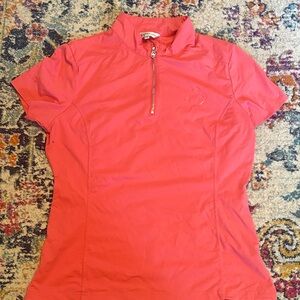 Women's Coral Short Sleeve Top